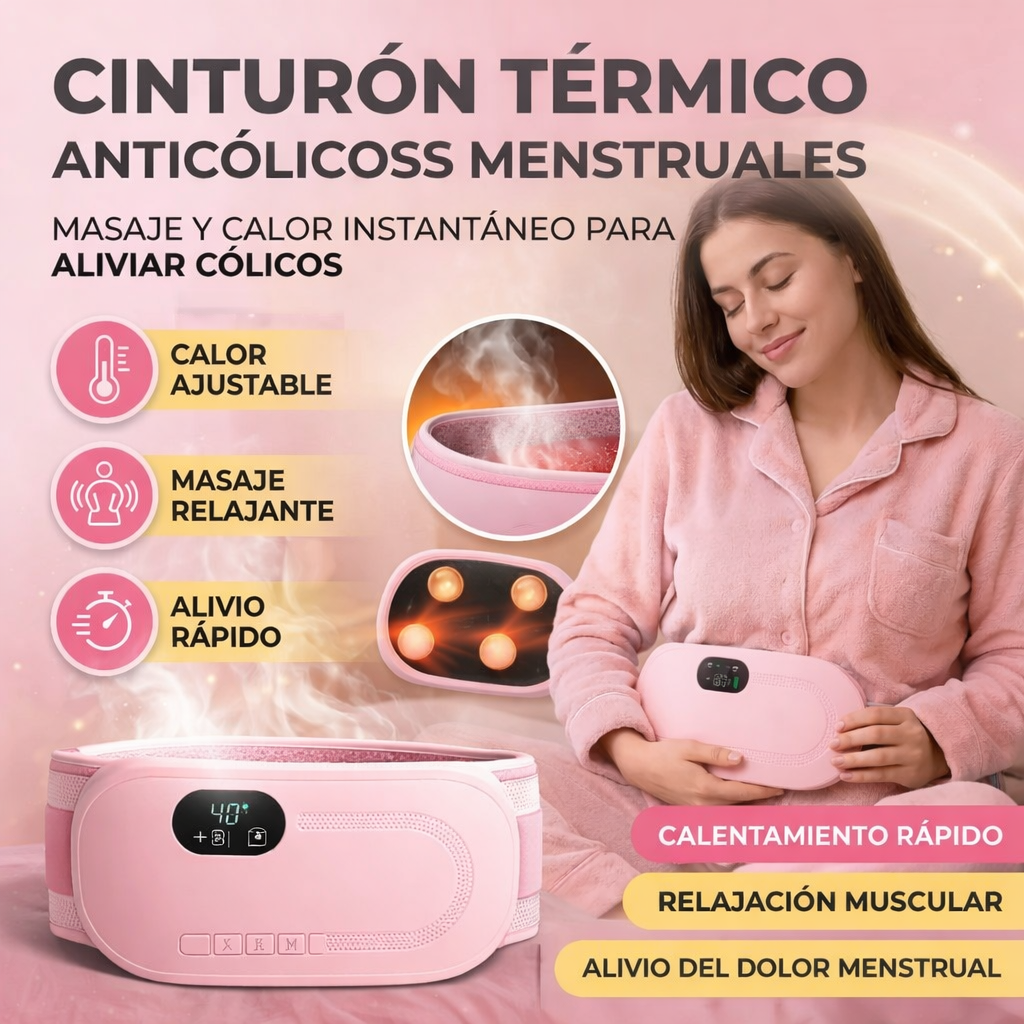CINTURÓN TÉRMICO MENSTRUALES