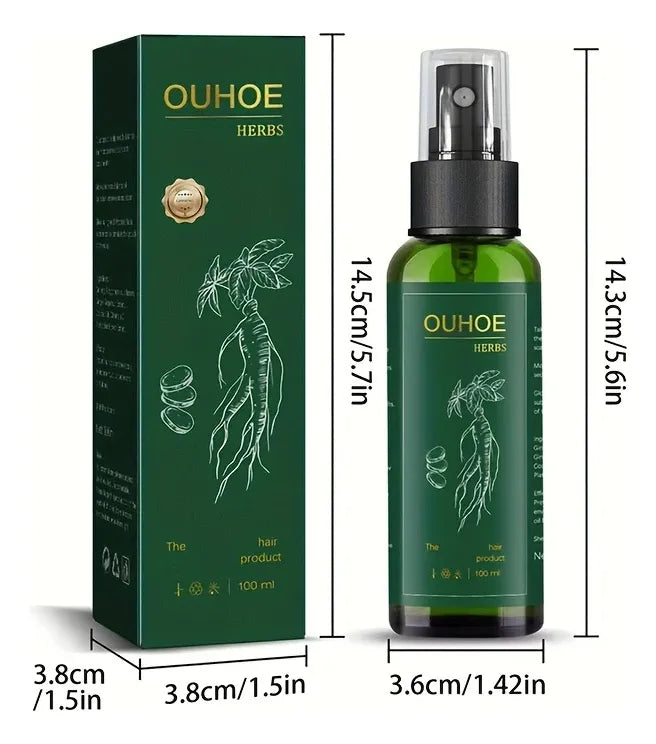 ¡Haz crecer tu cabello con OUHOE! 🌿