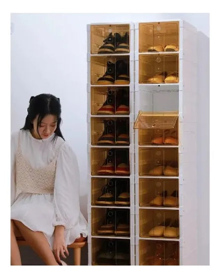 Zapatera Plegable De 6 Niveles Organizador De Almacenamiento